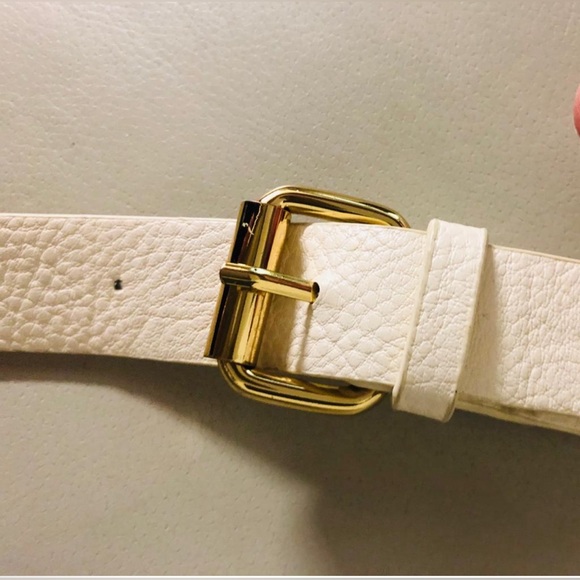 Charming Charlie Crossbody Purse Ivory magnetic zipp closure metallic embellishe - Picture 11 of 15